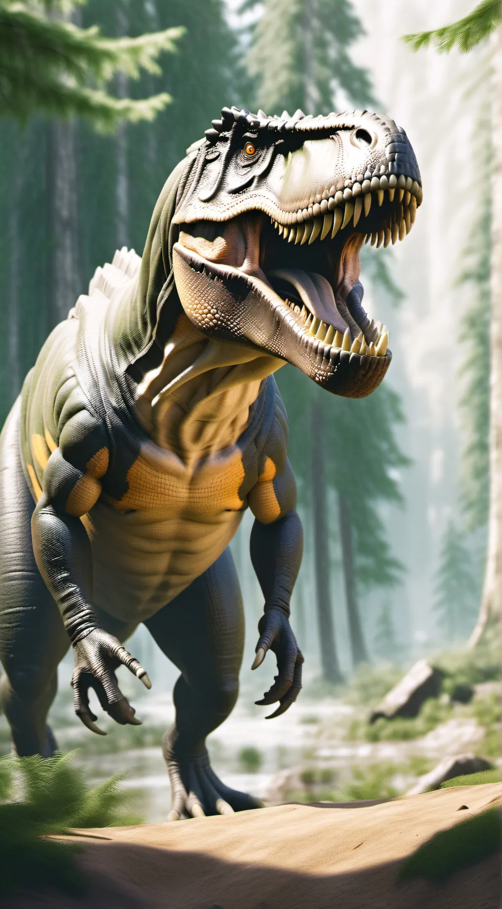 ai character: Rexy background