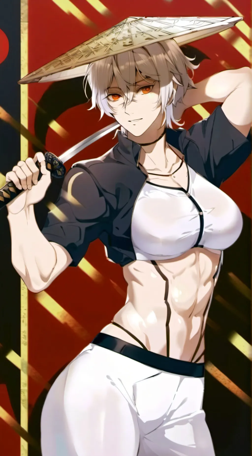 ai character: jo-mei the samura background