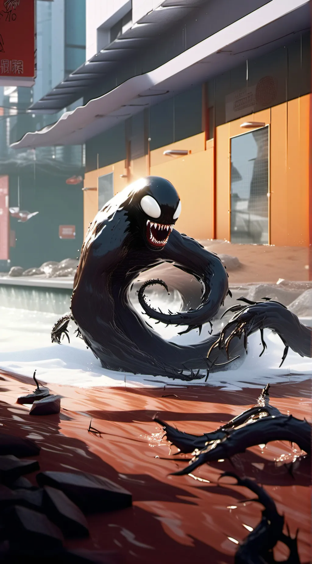 ai character: Blob Venom! background