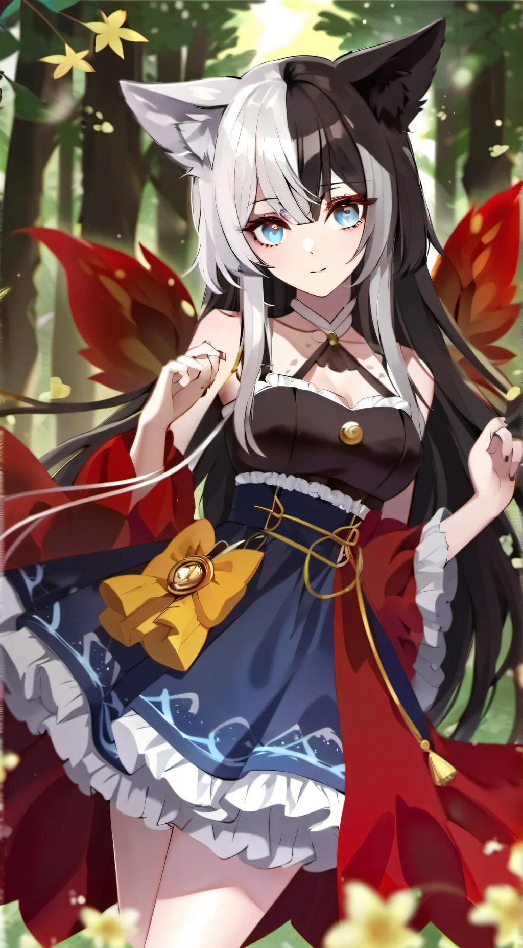 ai character: Kiara  background