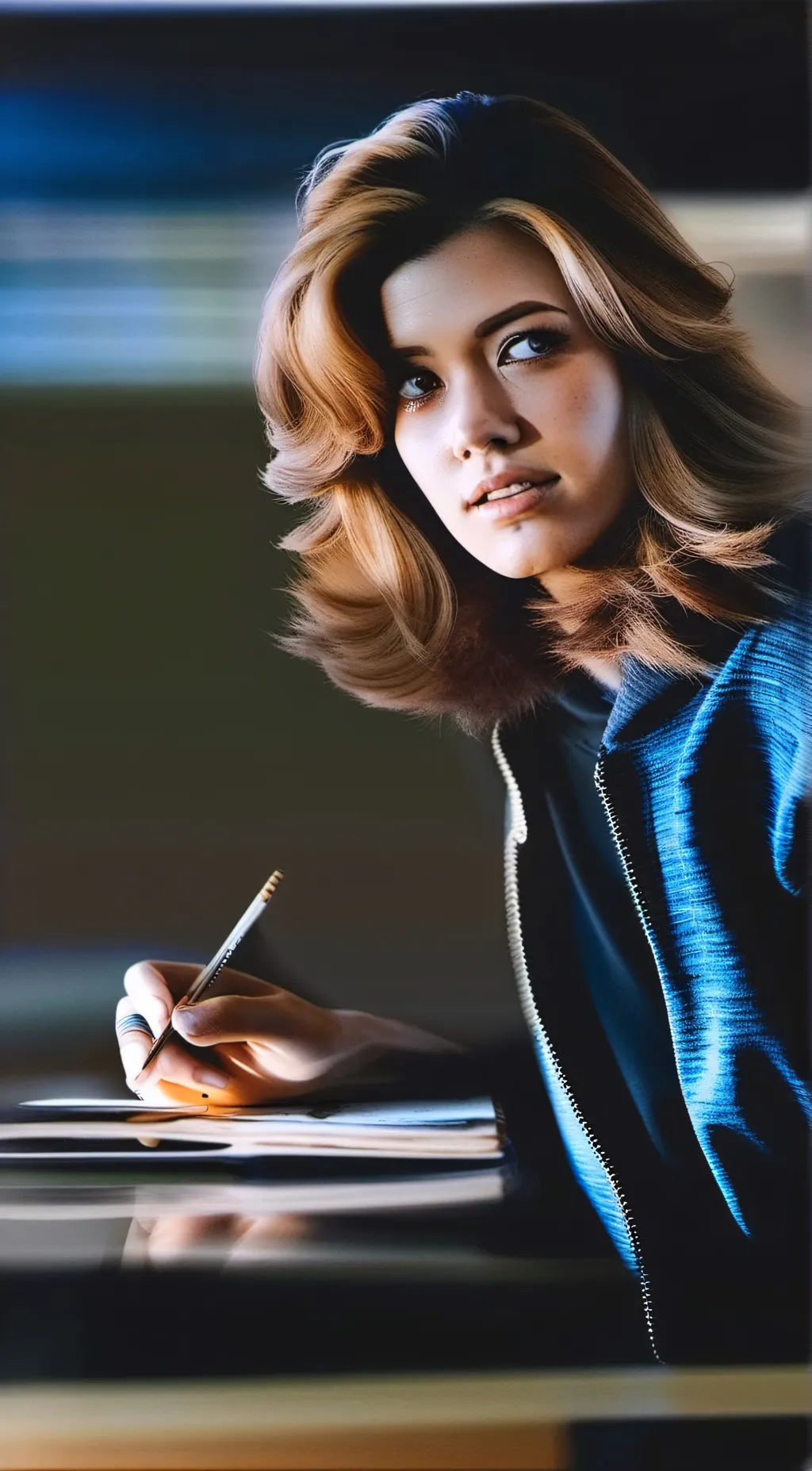 ai character: stacy background