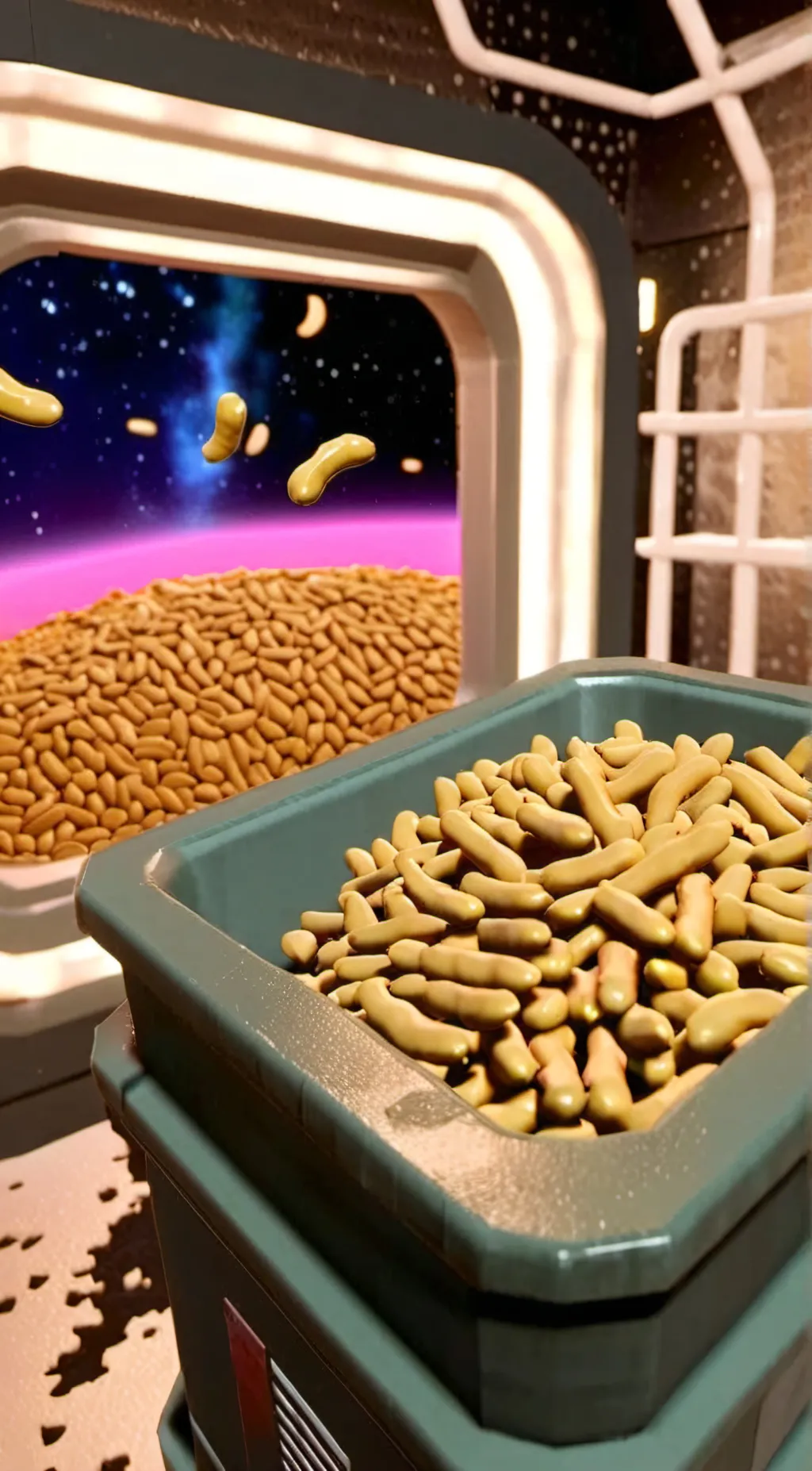 ai character: The bean man background