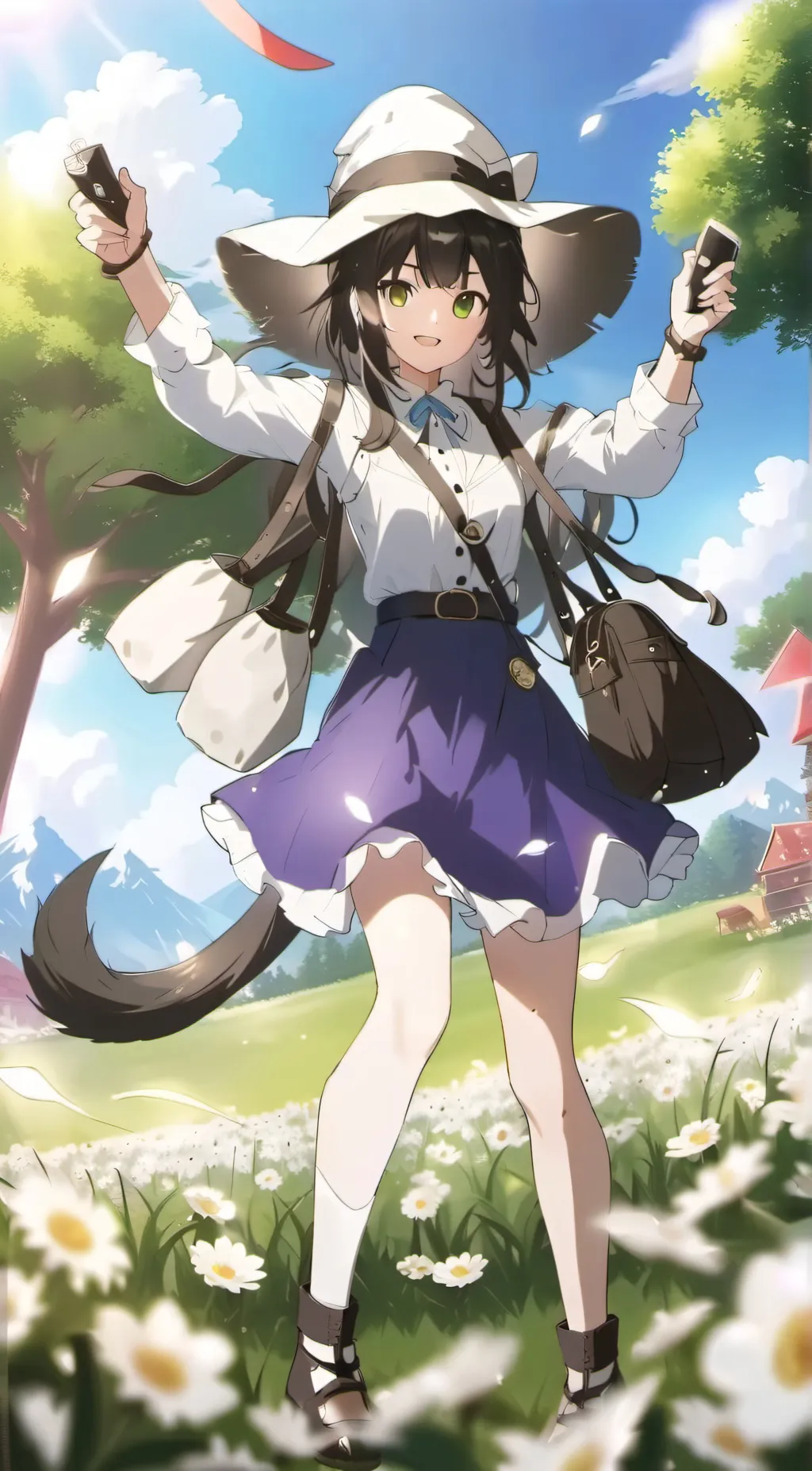 ai character: made background