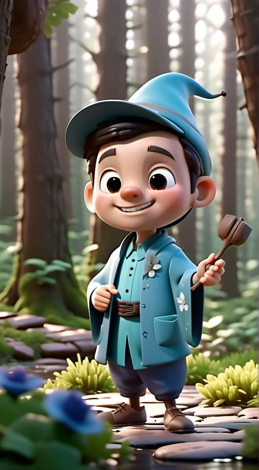 ai character: Haru background