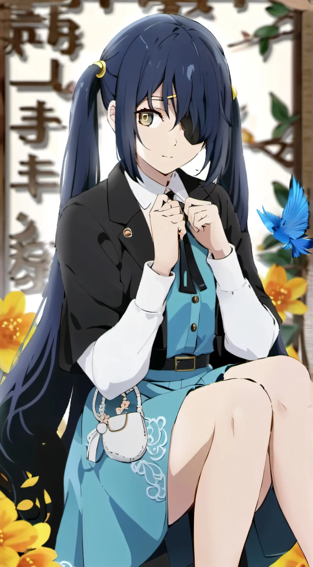 ai character: ★bun★ background