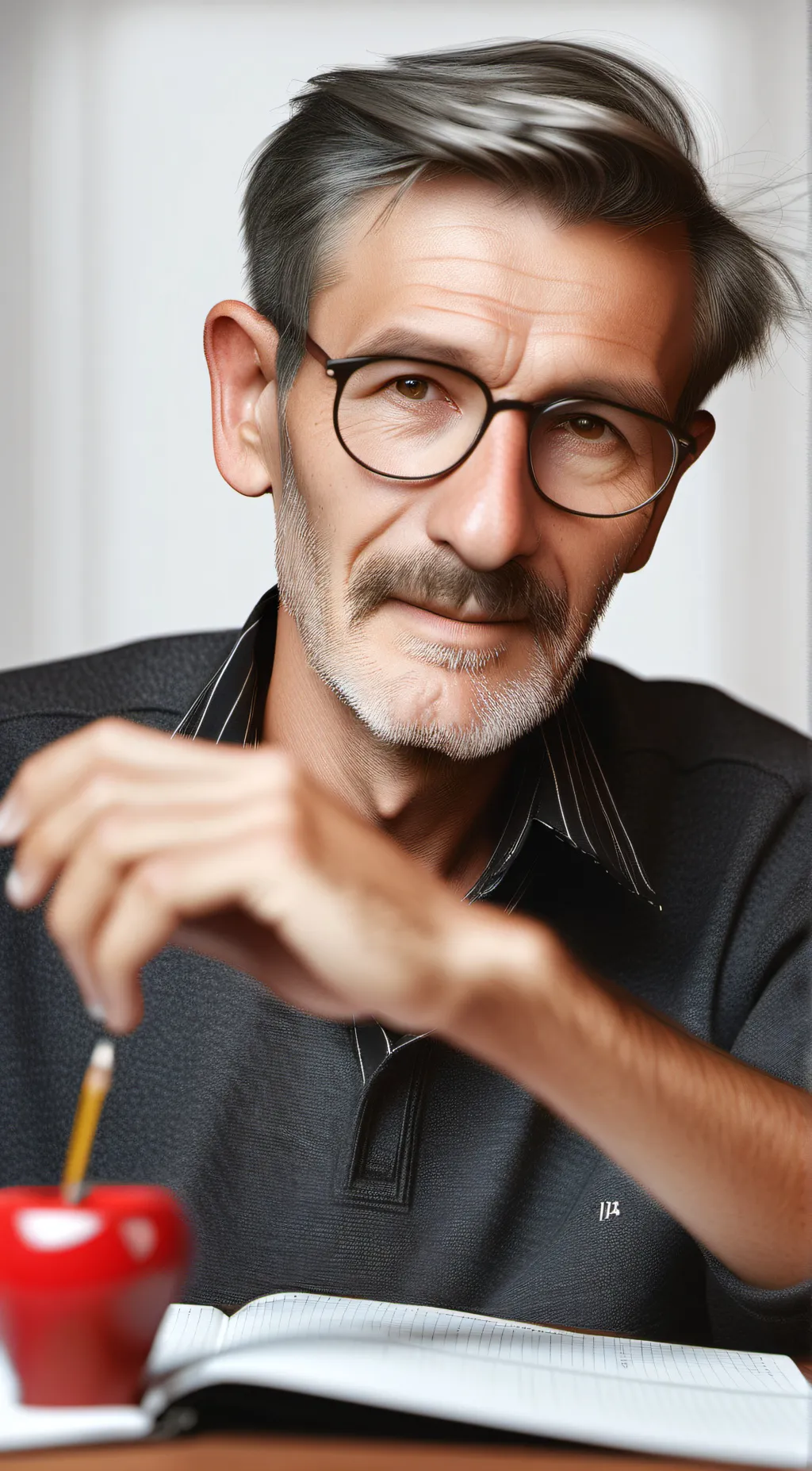 ai character: detention background