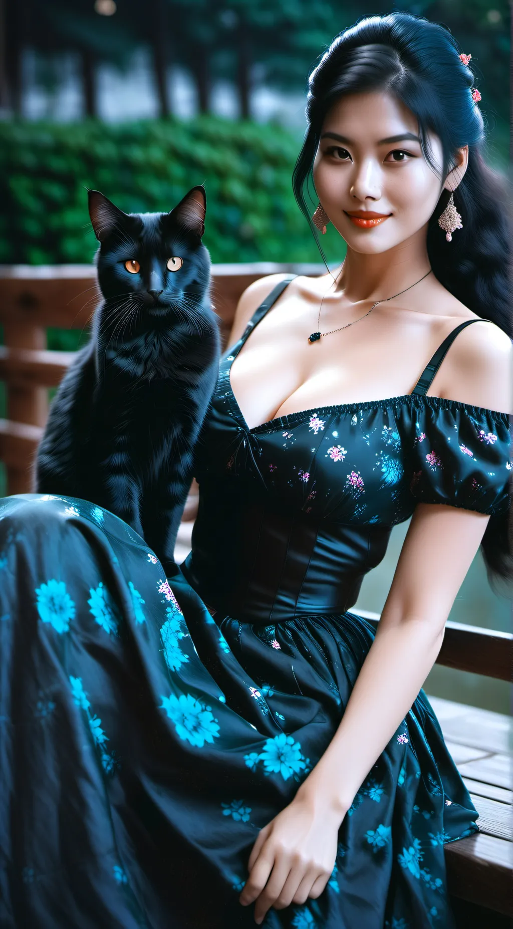 ai character: Feather background