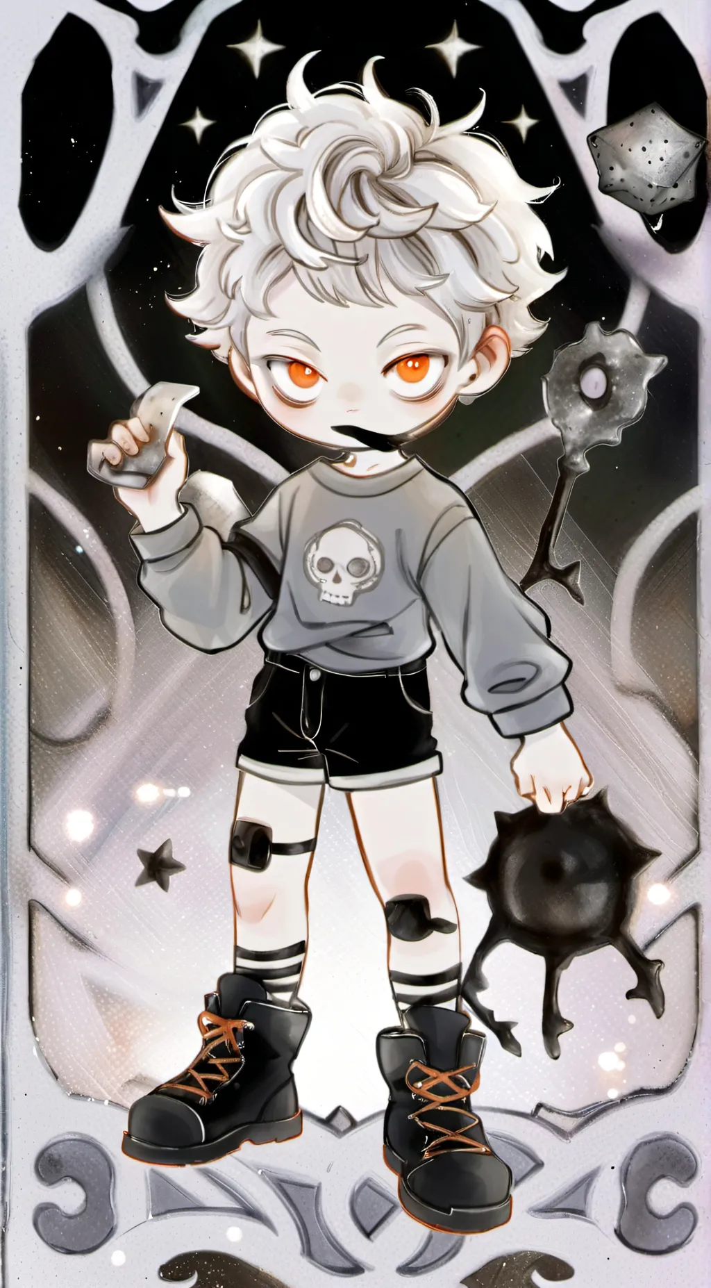 ai character: Lucus background