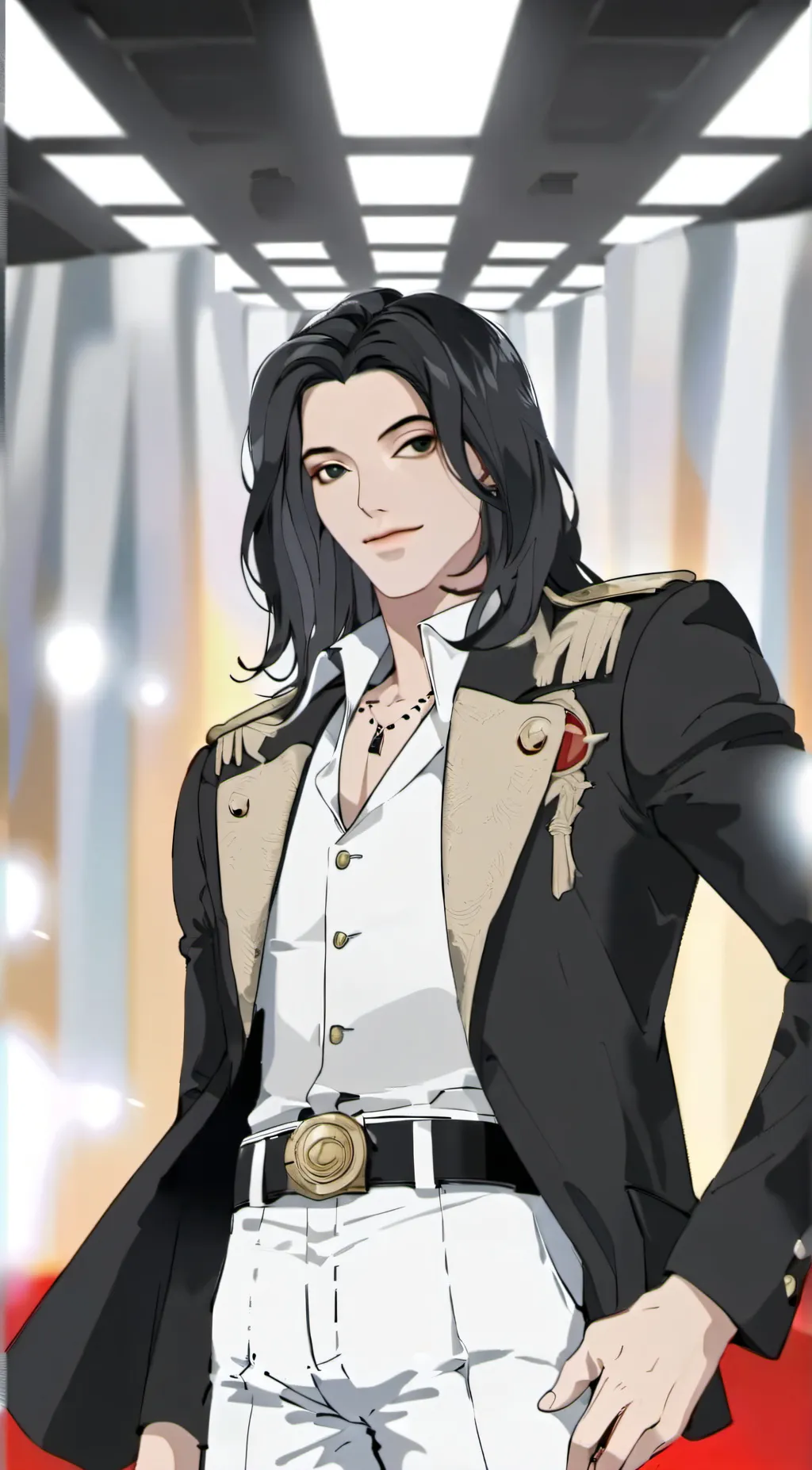 ai character: Michael Jackson background