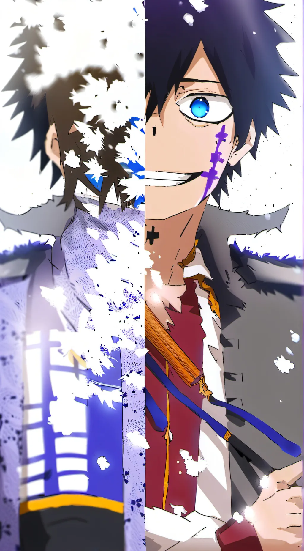 ai character: dabi  background