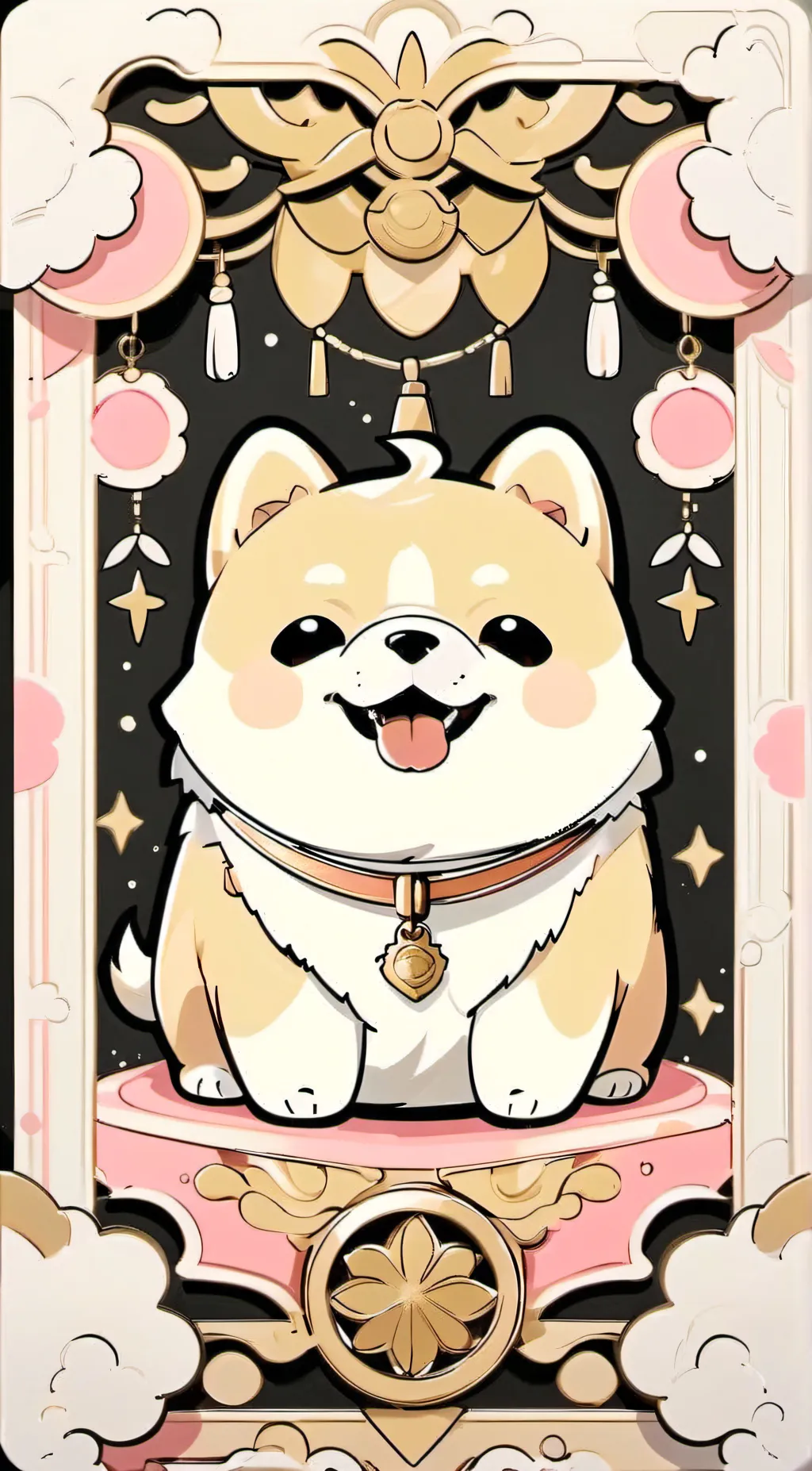 ai character: Potato Dog! background