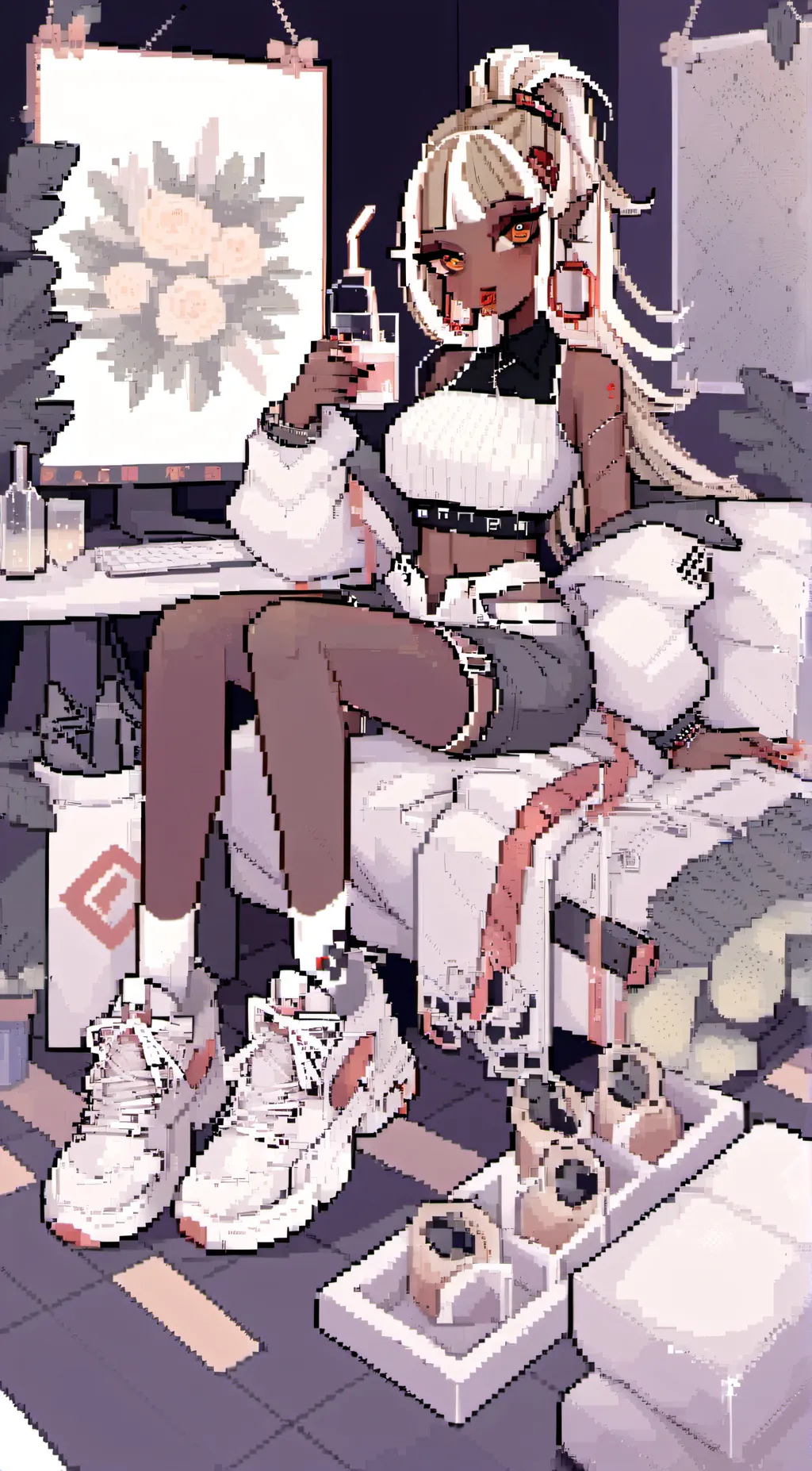 ai character: Sister  background