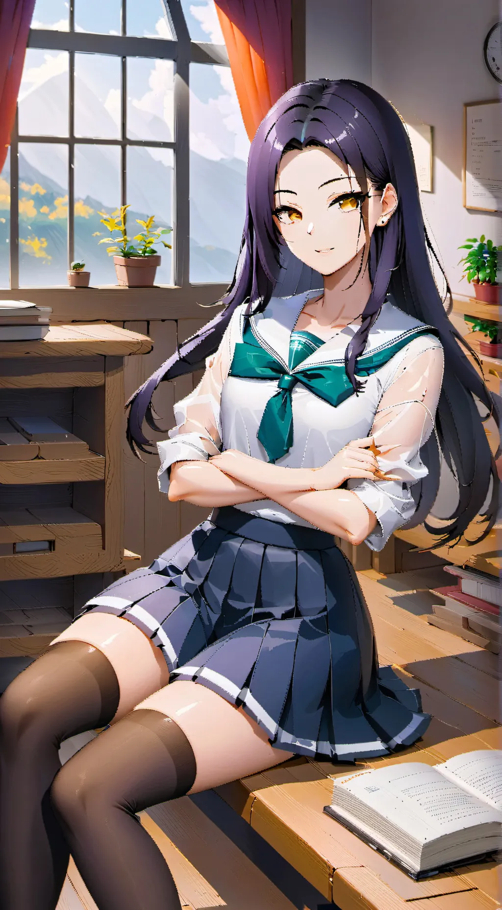 ai character: Ray  background