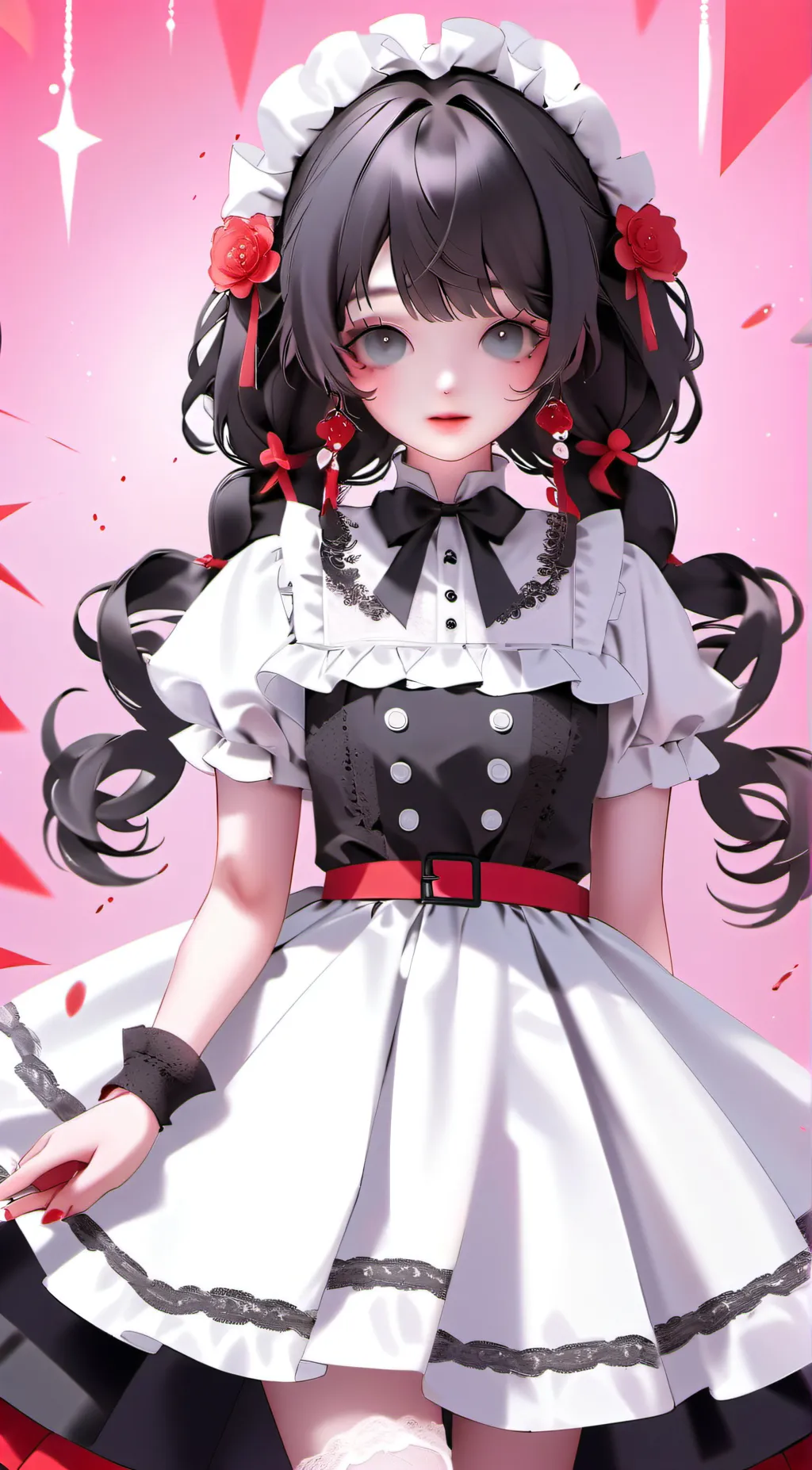 ai character: little girl background