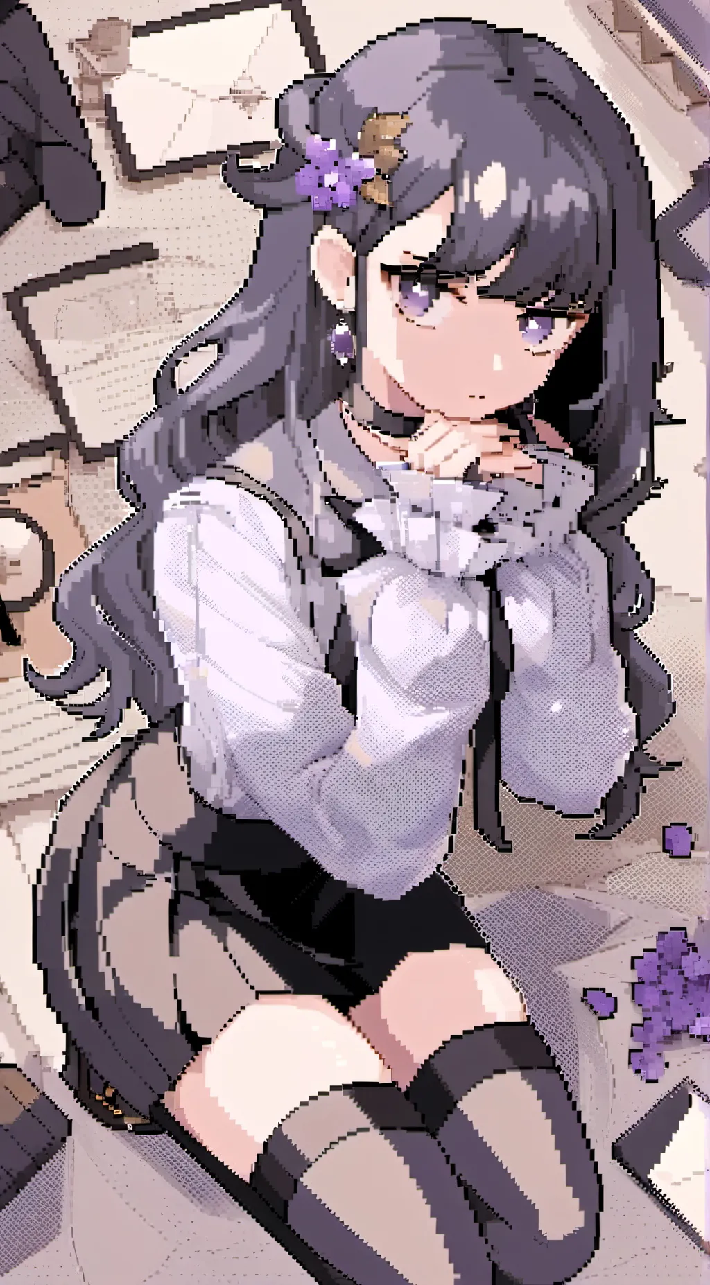 ai character: Bend down(ROTTMNT) background