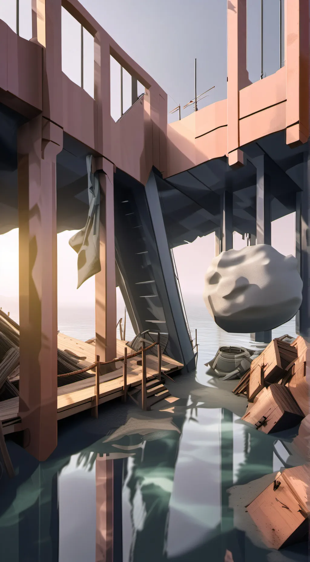 ai character: sc + scs titanic  background