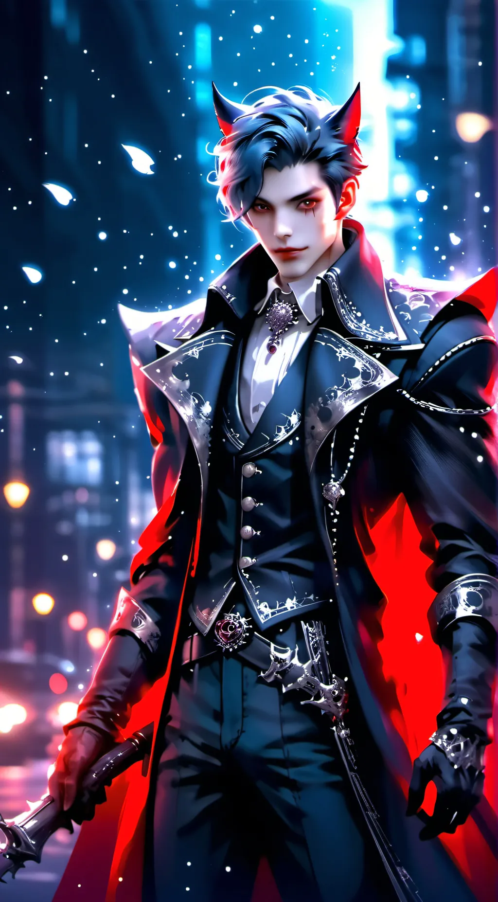 ai character: mochi background