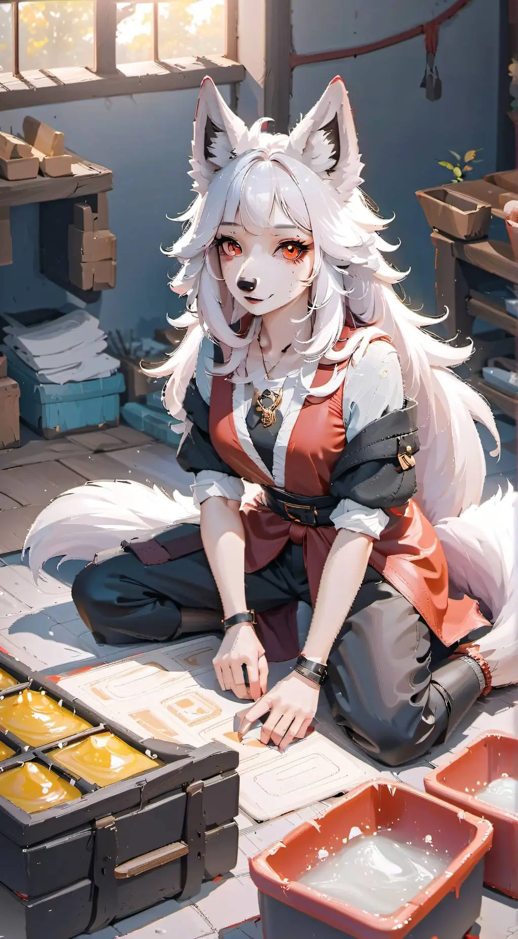 ai character: Stacey background