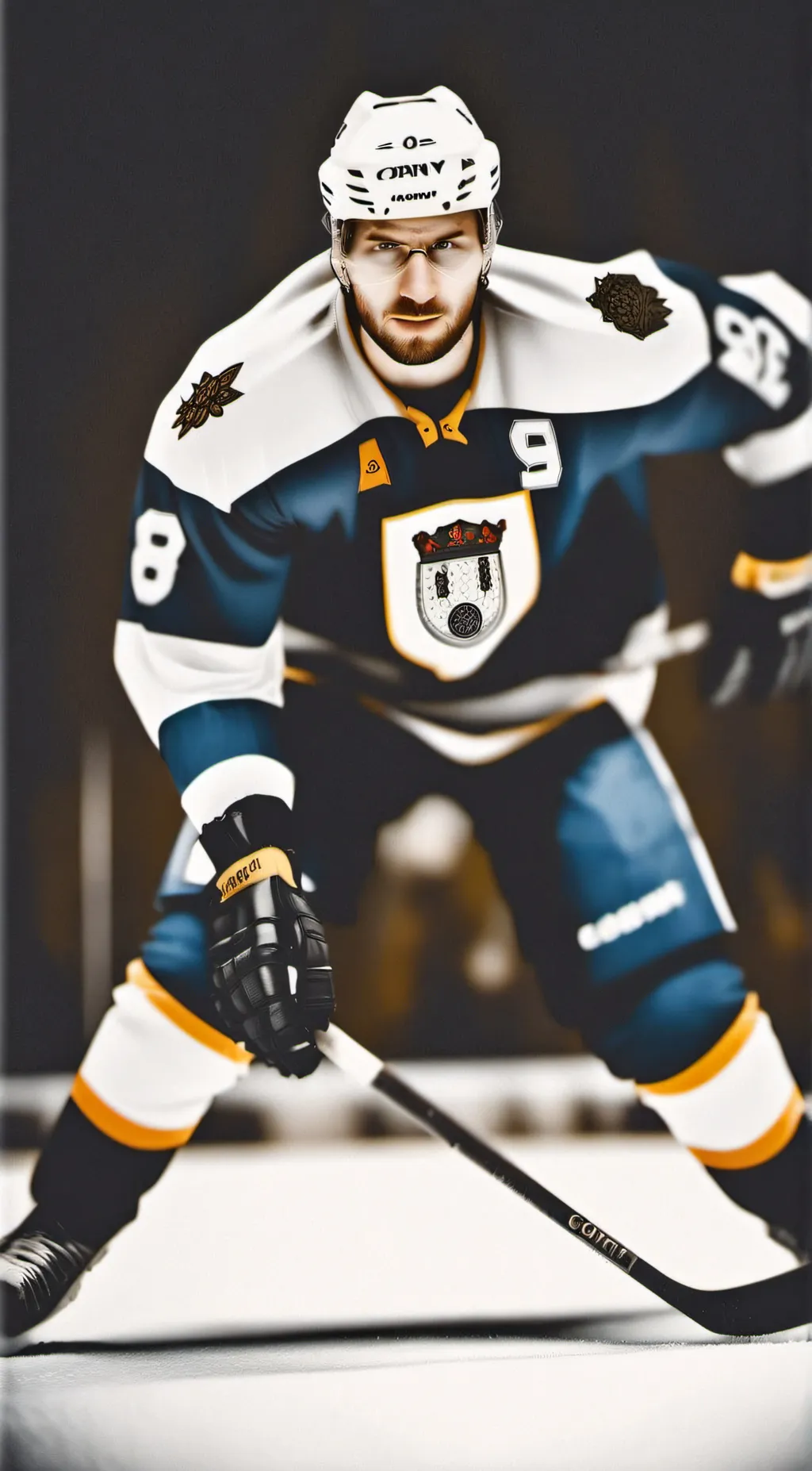 ai character: David Pasternak  background