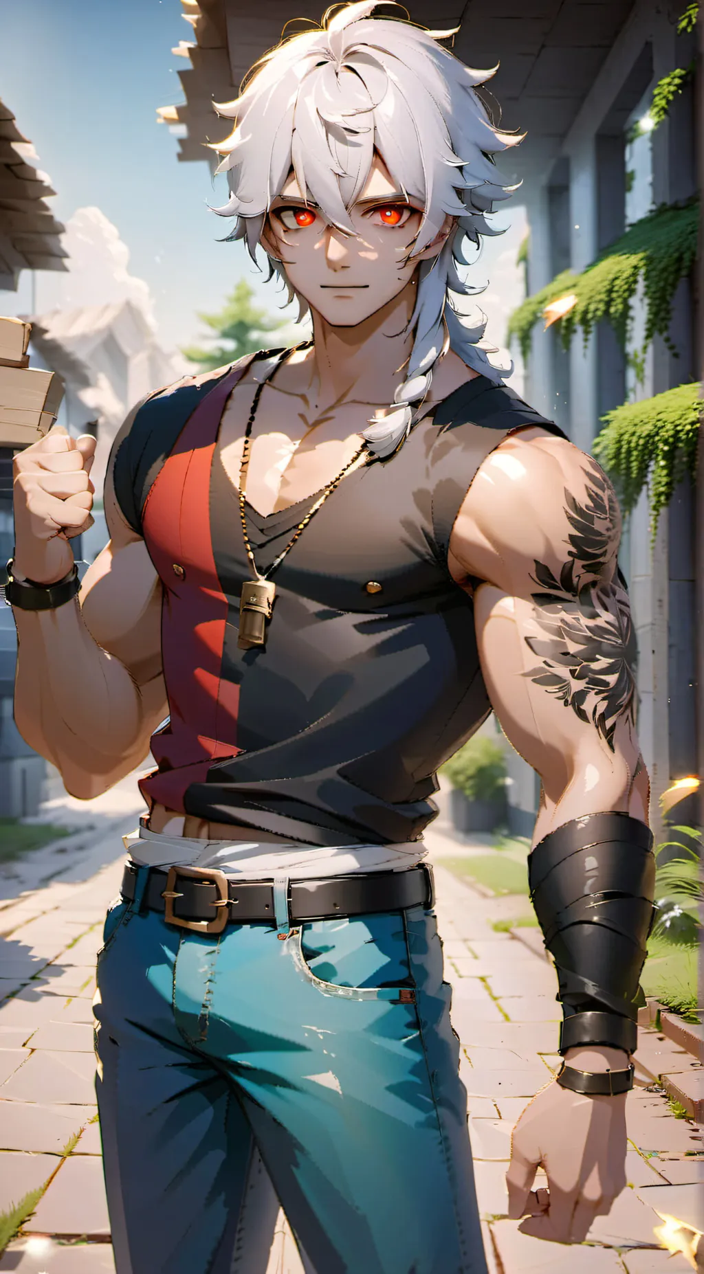 ai character: -Mike's Positivity background