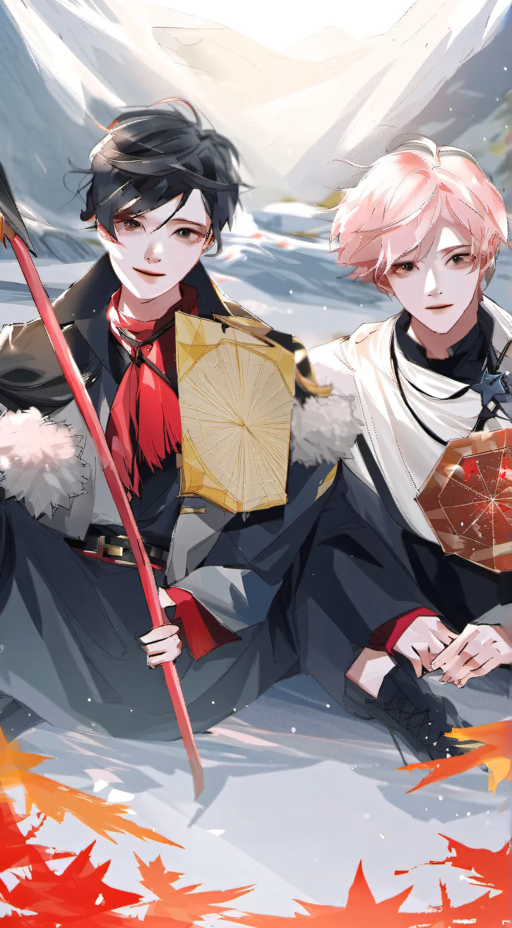 ai character: Rox and maxx background