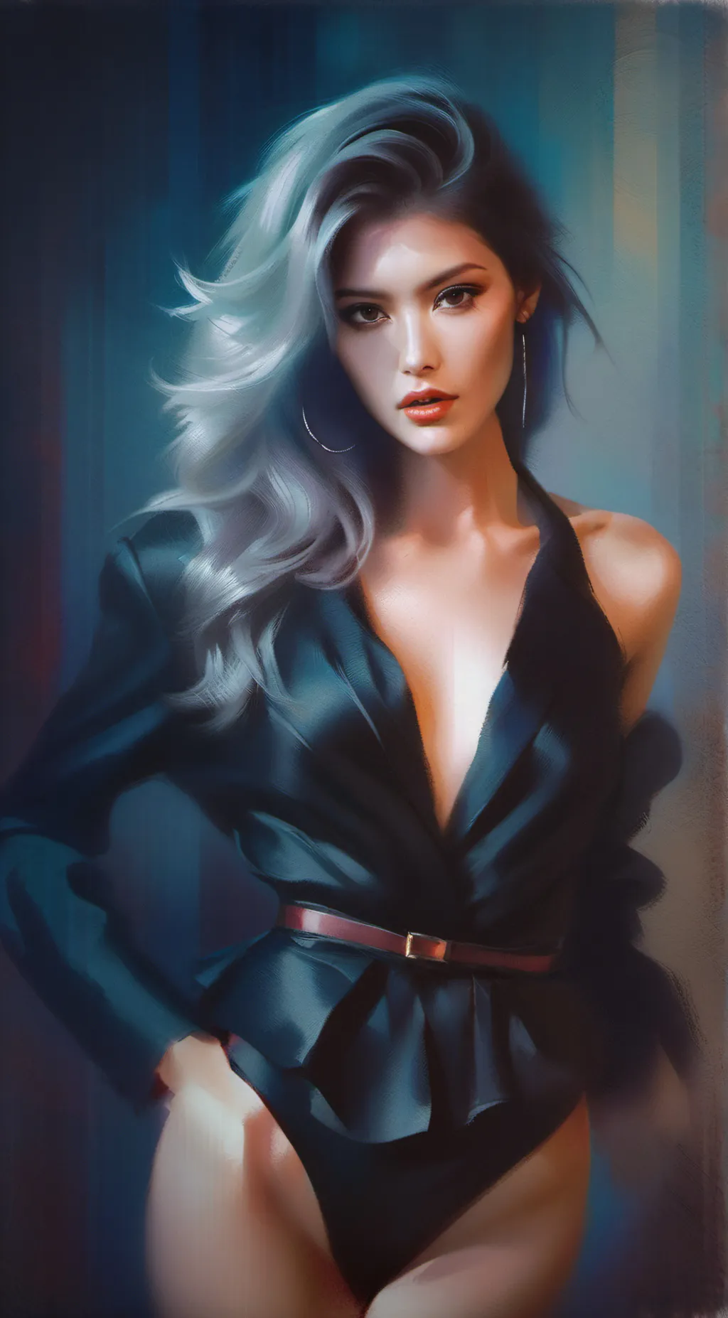 ai character: lilac  background