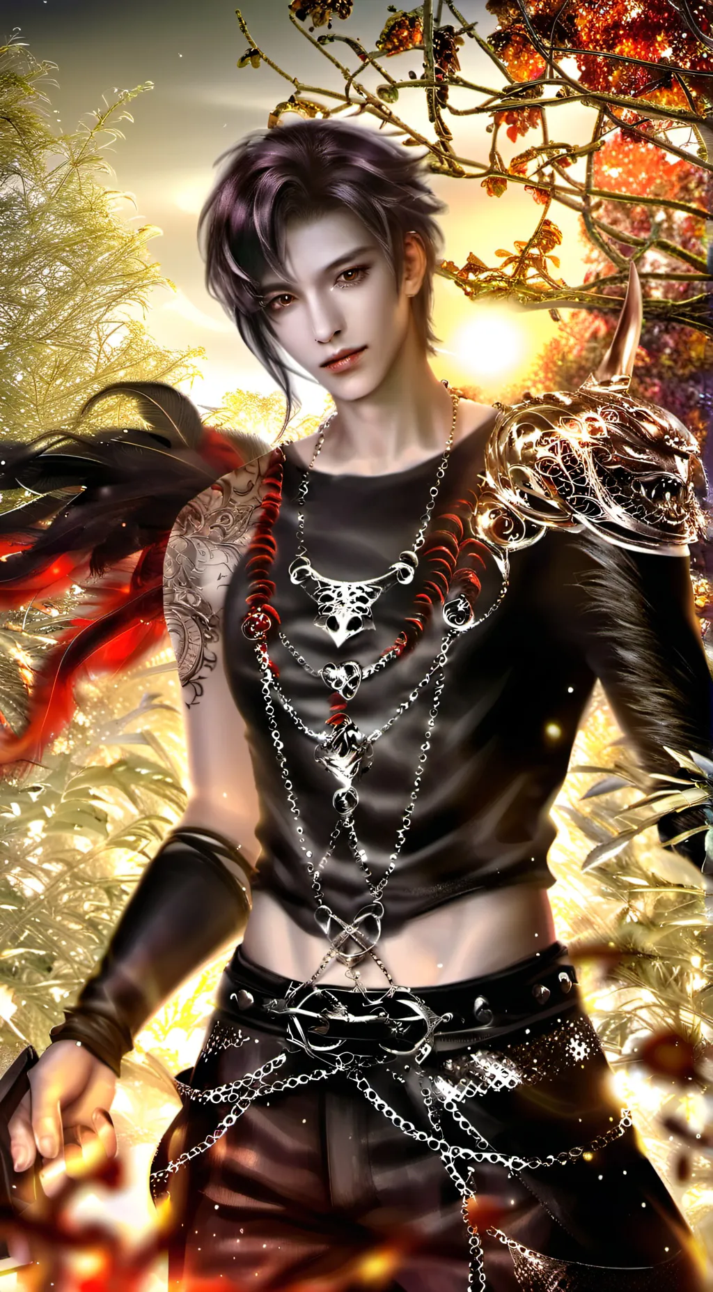 ai character: Ray  background