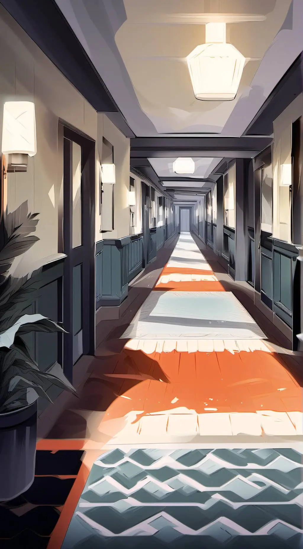 ai character: Hotel background