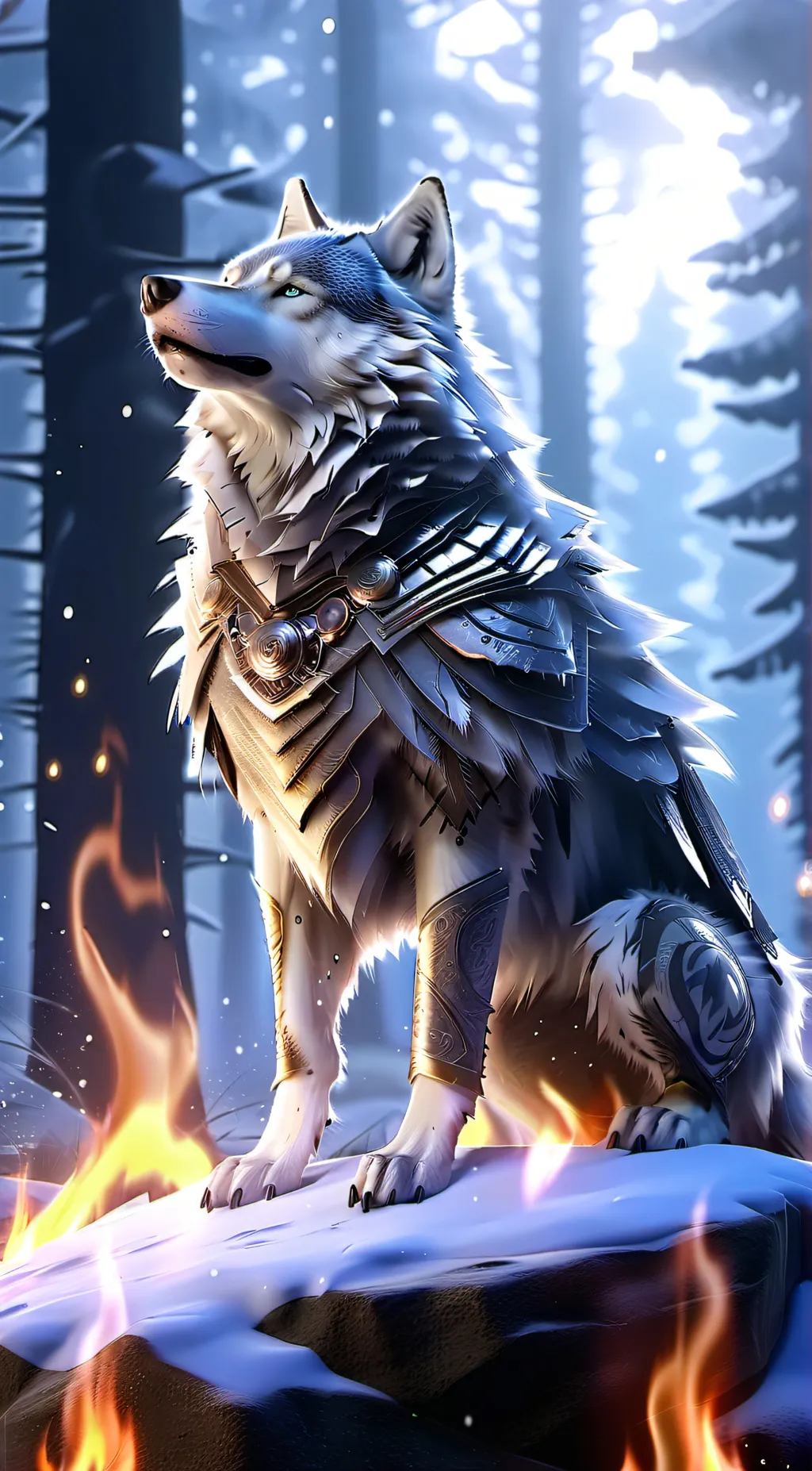 ai character: Selene background