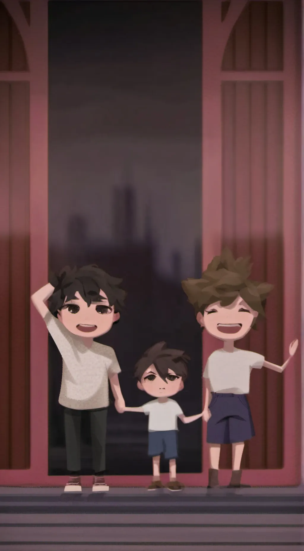 ai character: Afton family  background