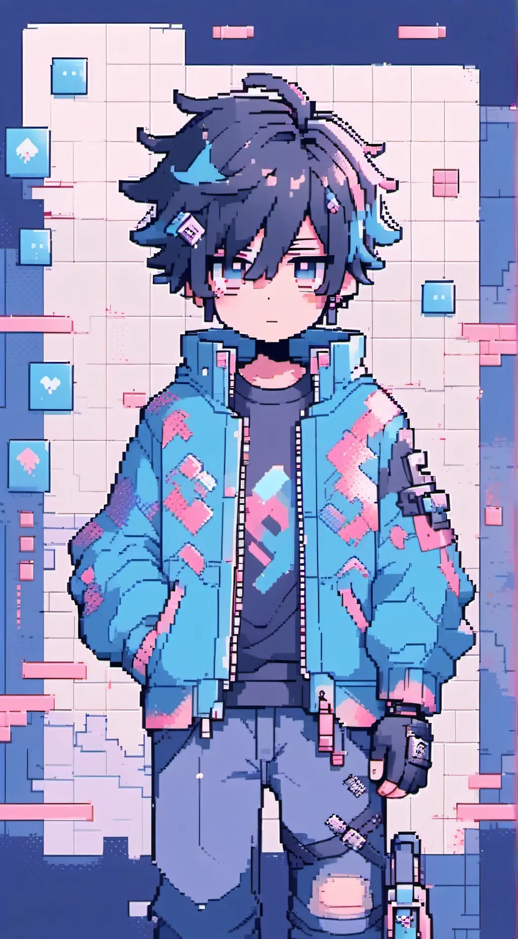 ai character: ein background