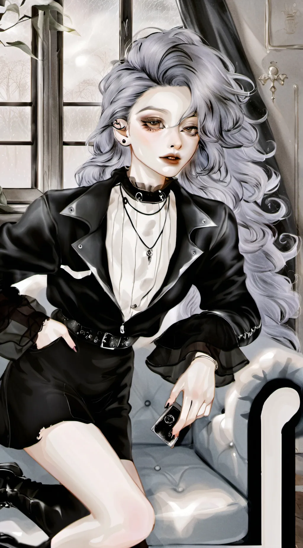 ai character: ema background