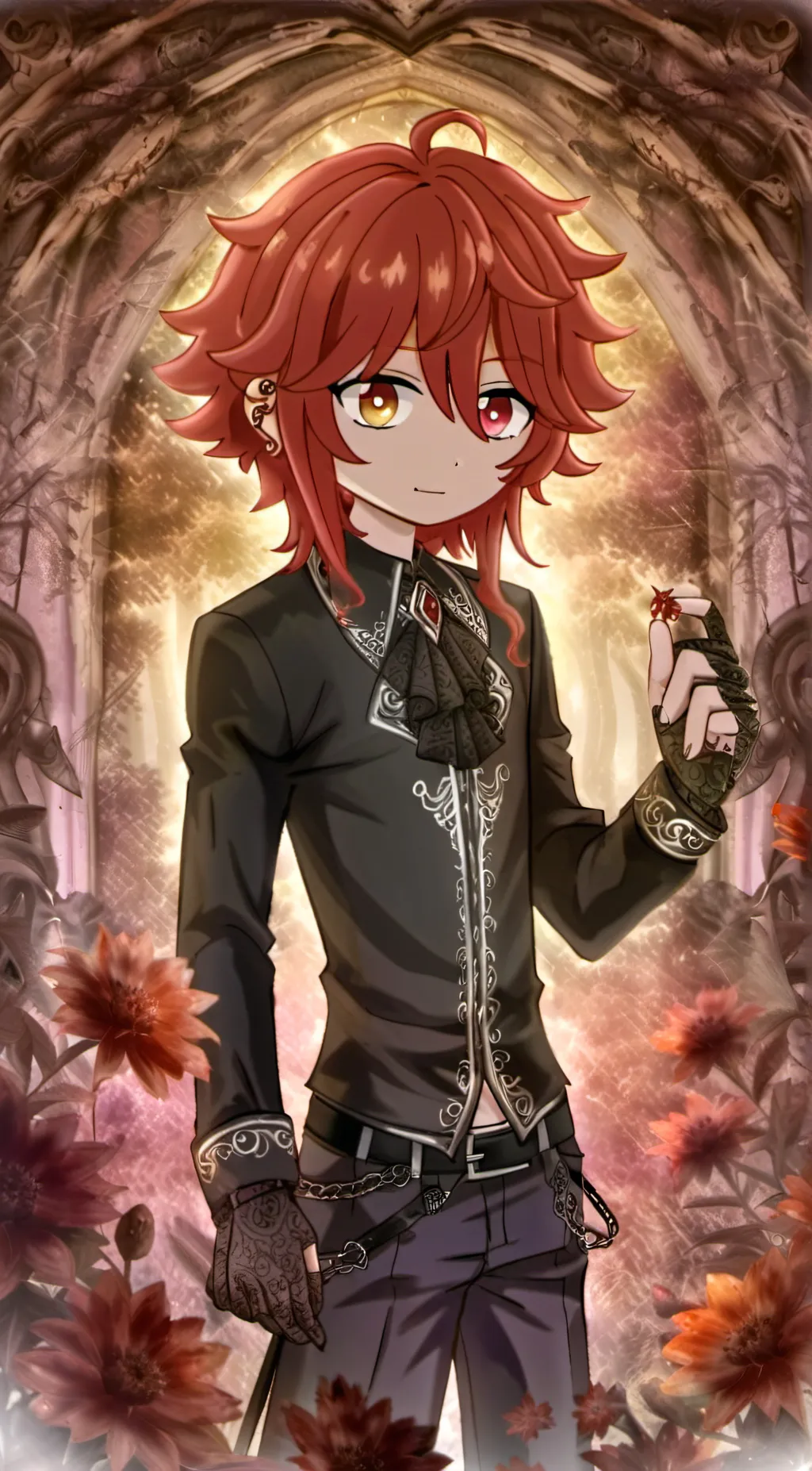 ai character: Adrien background