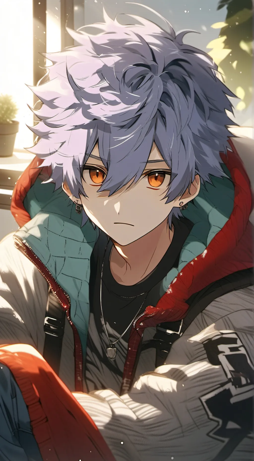 ai character: Theo background