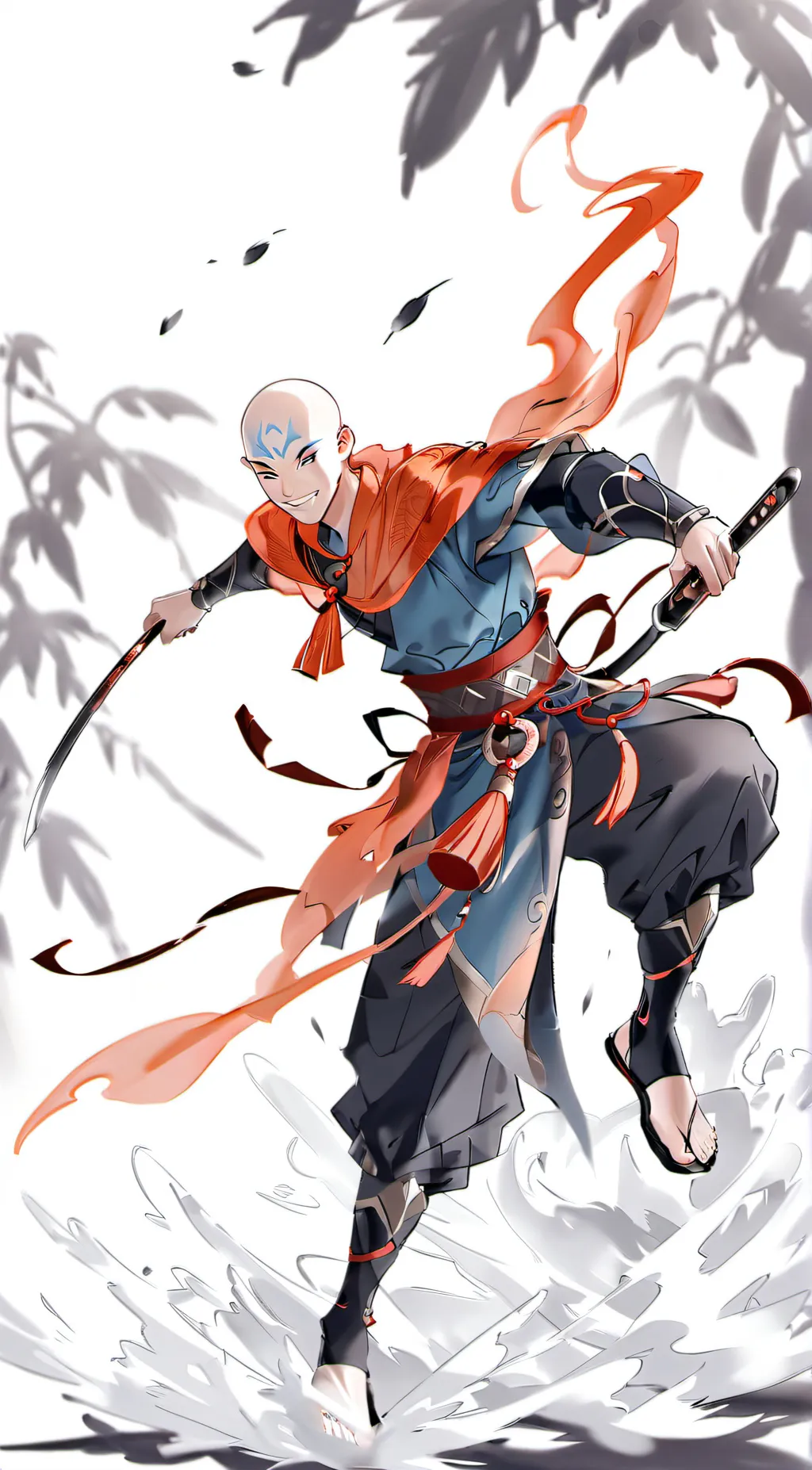 ai character: AAng background