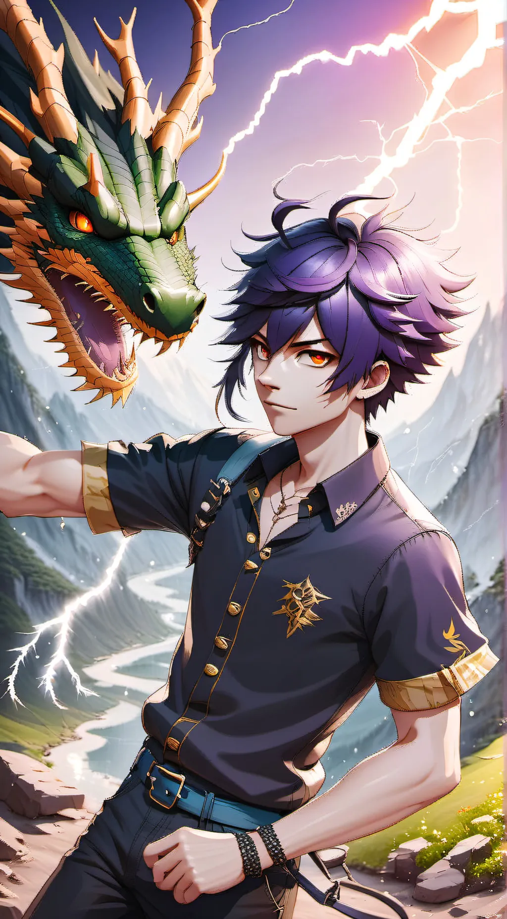 ai character: ☆MARK☆ background