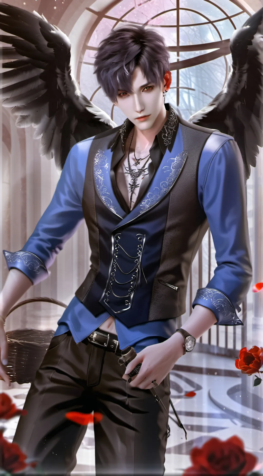 ai character: heartbreaker boy background