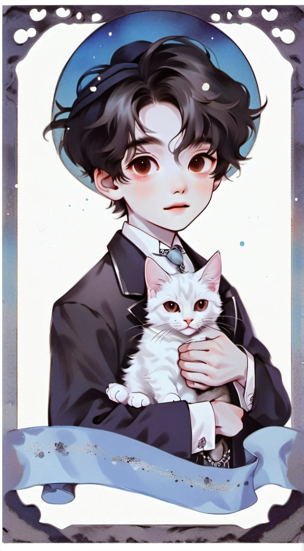 ai character: maxy and kai<3. :) background