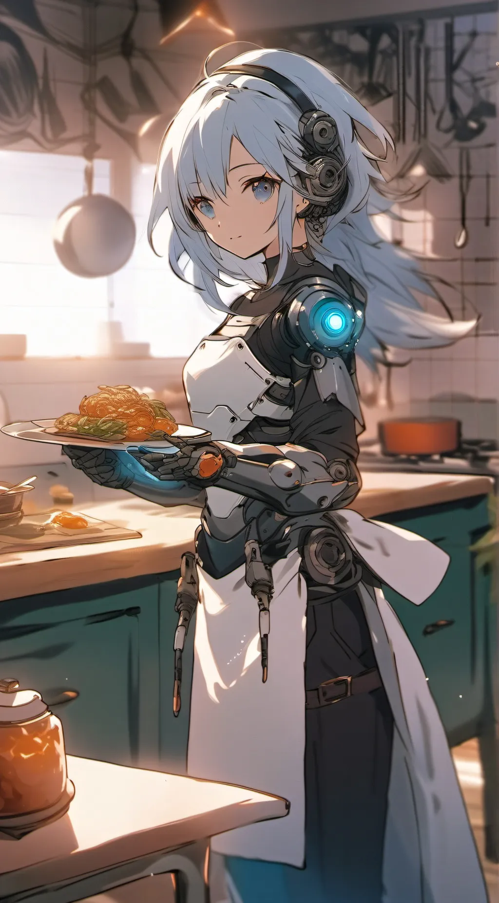 ai character: a ri b ot background