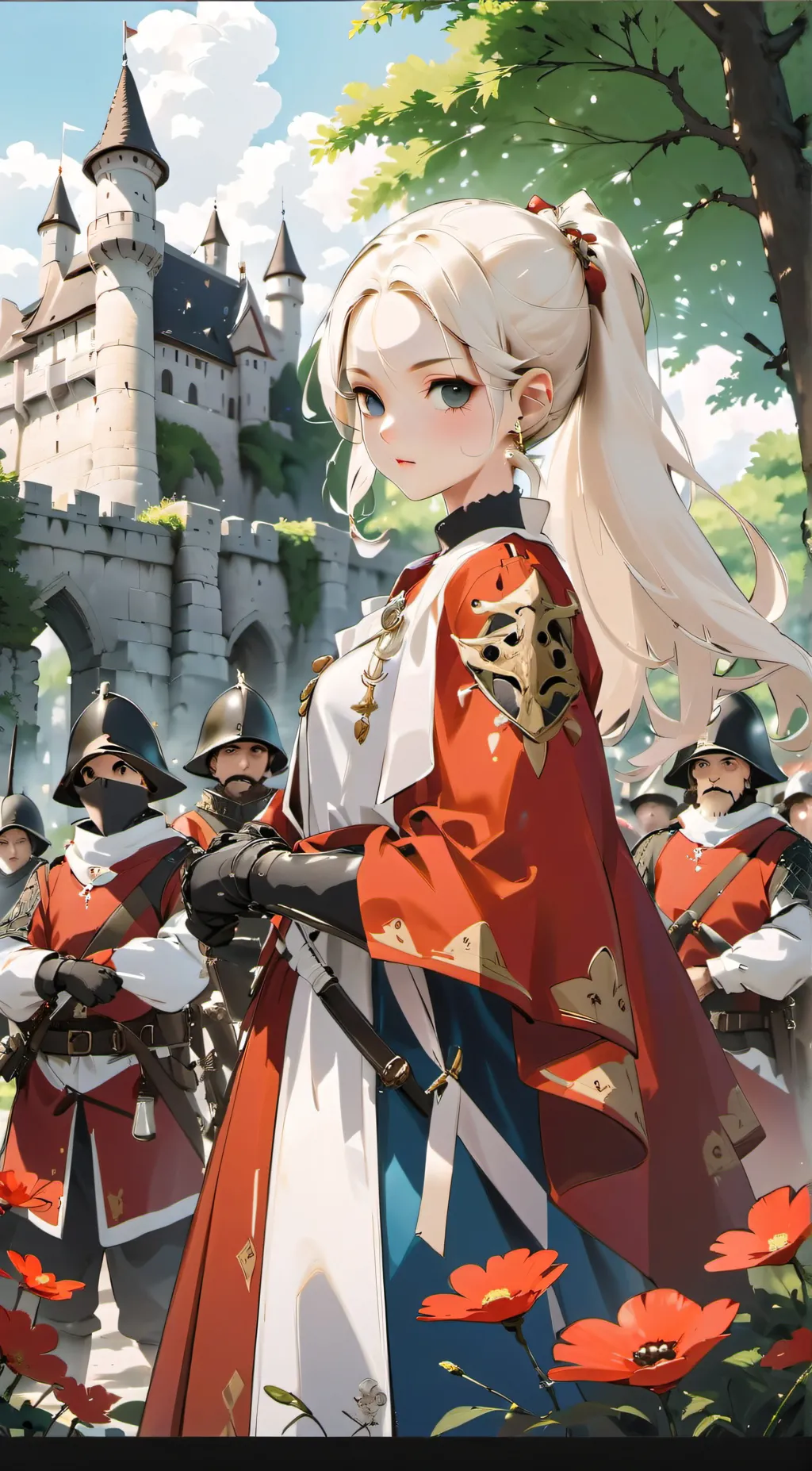 ai character: Aurora background