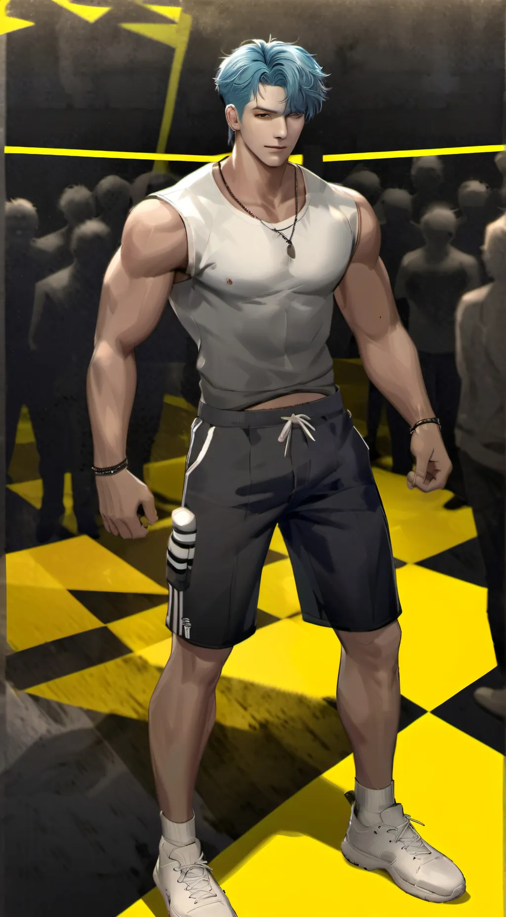 ai character: Logan and Robbie background