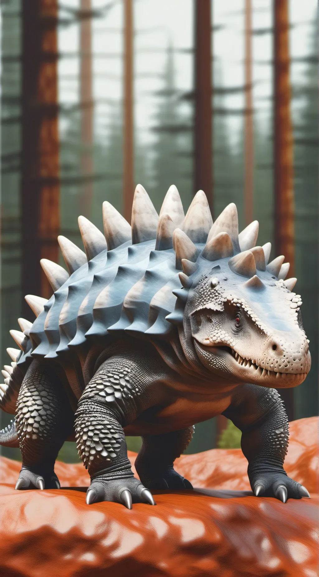 ai character: Ankylosaurus background