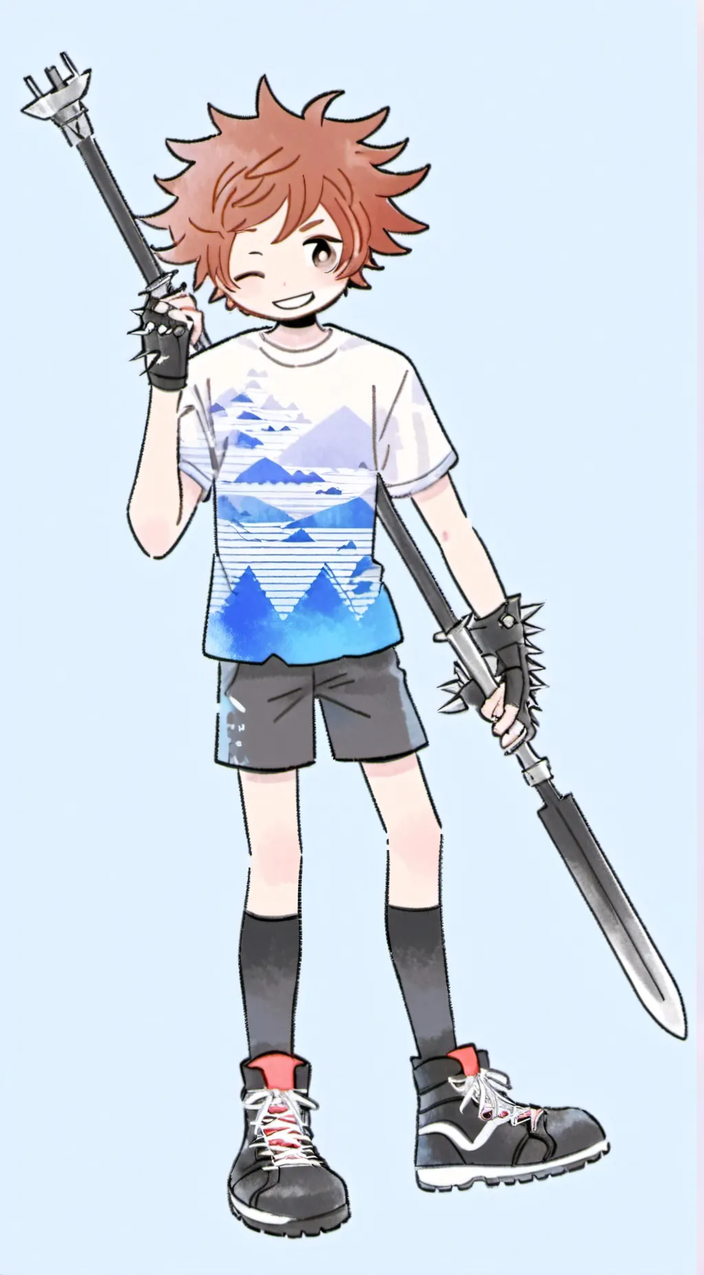 ai character: leo background