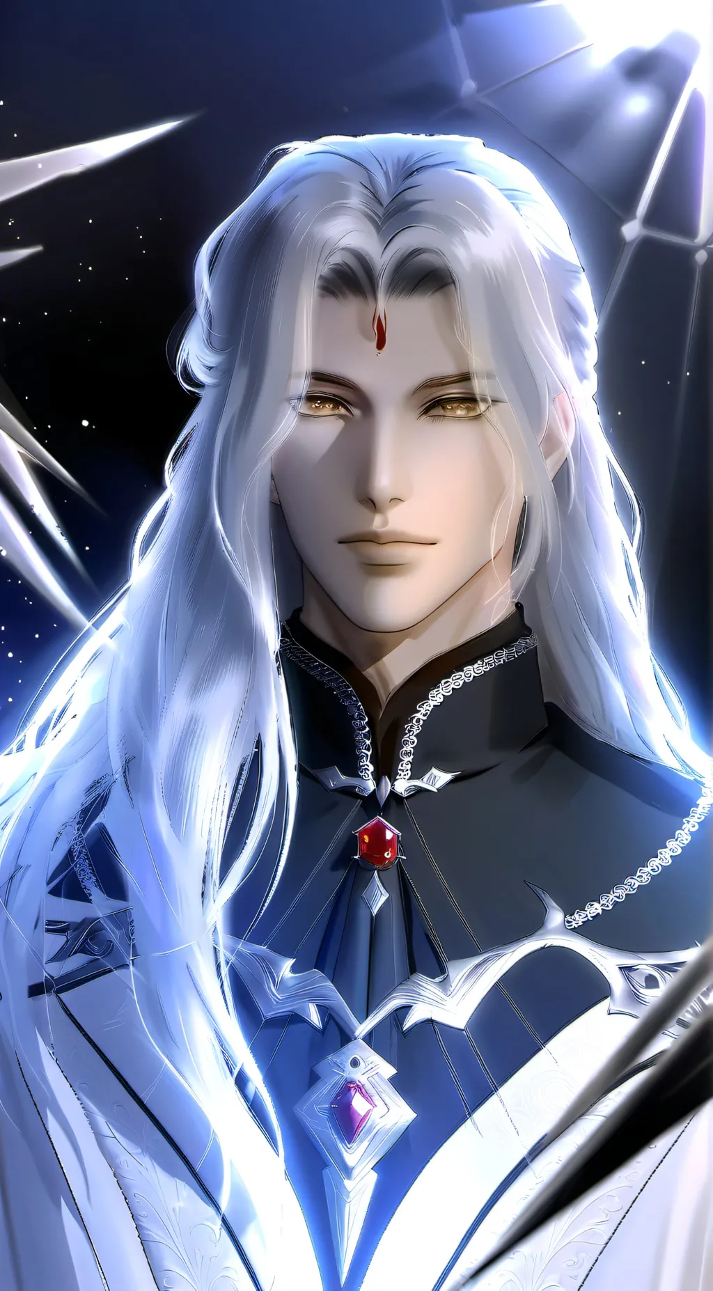 ai character: Alucard  background