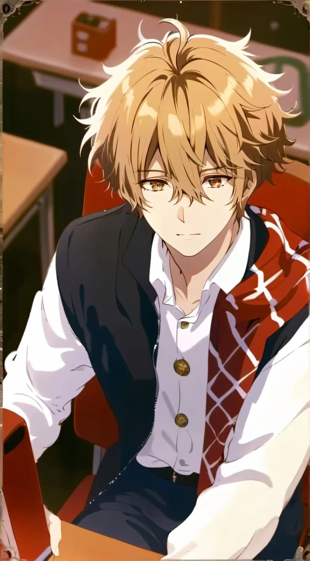 ai character: flueơ background