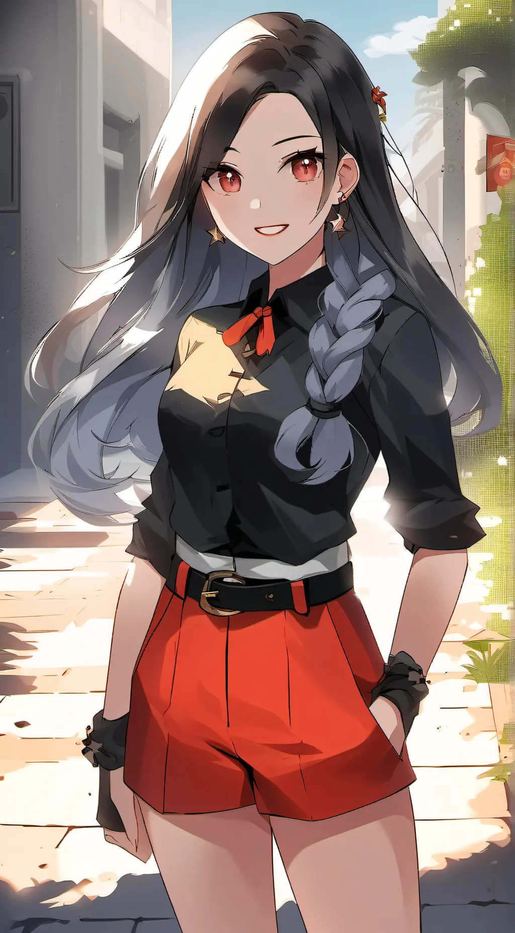 ai character: HH  background