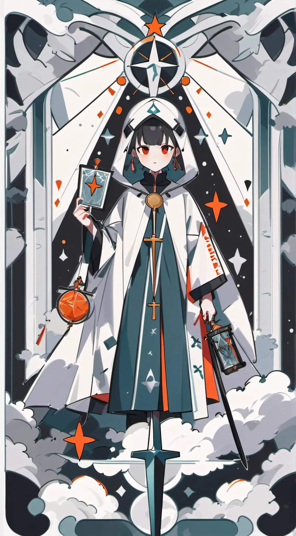 ai character: Luna background