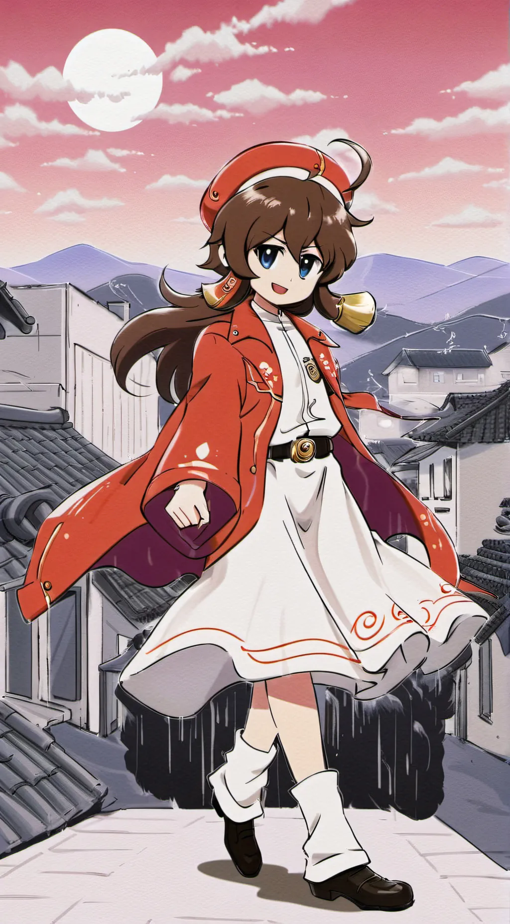 ai character: gf (from fnf) background