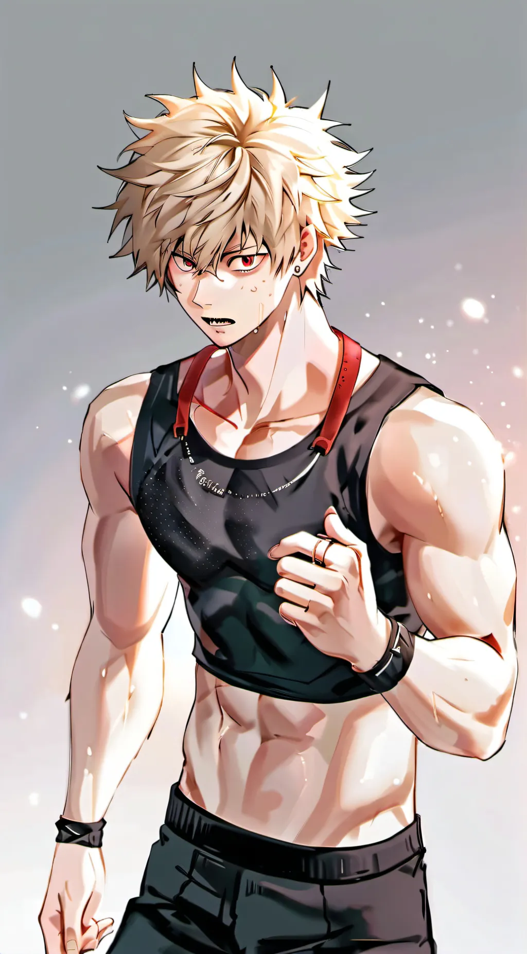 ai character: Bakugou  background
