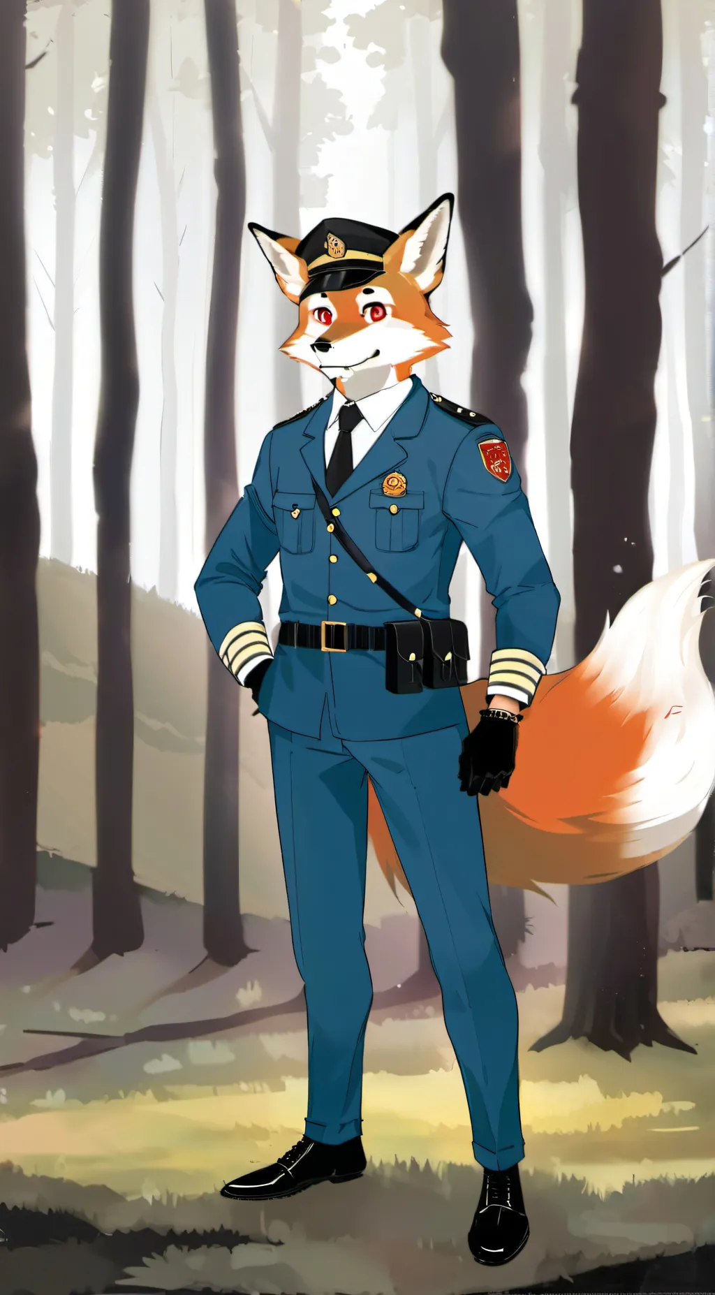ai character: Foxy Fox background